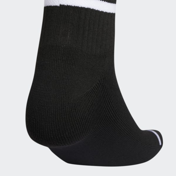 Cushioned 3 Stripes High Quarter Socks 3 Pairs