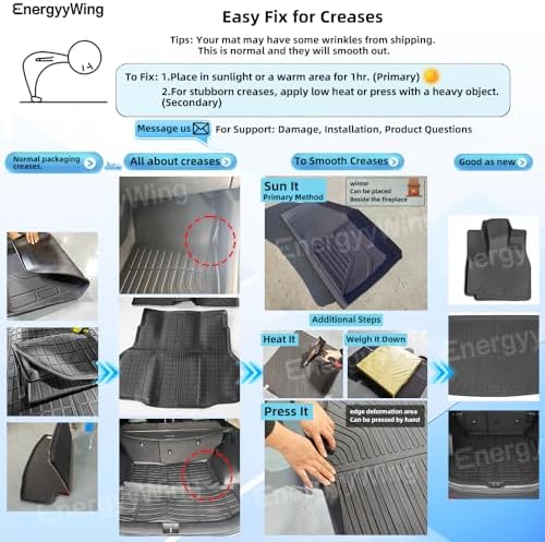 Custom Fit All Weather Car Floor Mats for Hyundai Kona 2026 2025 2024   Heavy Duty TPE Floor Liners & Cargo Mat Full Set   Non Slip Black Interior Car Accessories for Hyundai Kona