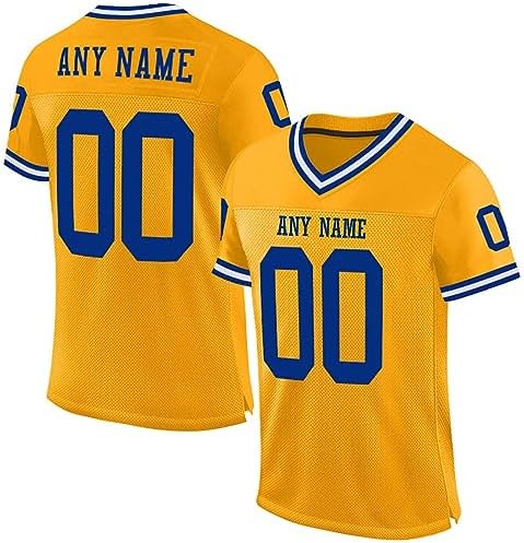 Custom Football Jersey Customized Team Name Number Practice Jerseys Personalized Football Shirt for Men Women Youth