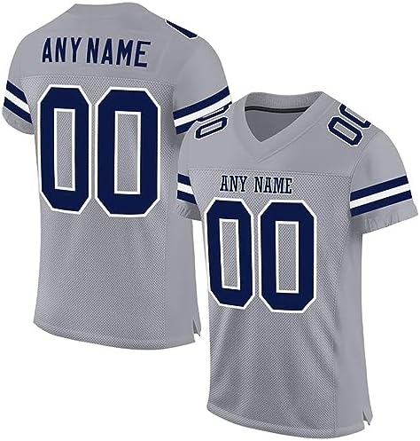 Custom Football Jersey Customized Team Name Number Practice Jerseys Personalized Football Shirt for Men Women Youth