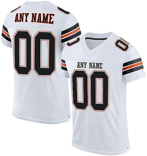 Custom Football Jersey Customized Team Name Number Practice Jerseys Personalized Football Shirt for Men Women Youth