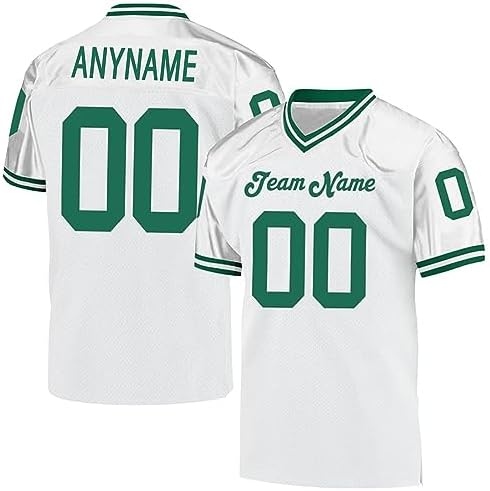 Custom Football Jersey Customized Team Name Number Practice Jerseys Personalized Football Shirt for Men Women Youth