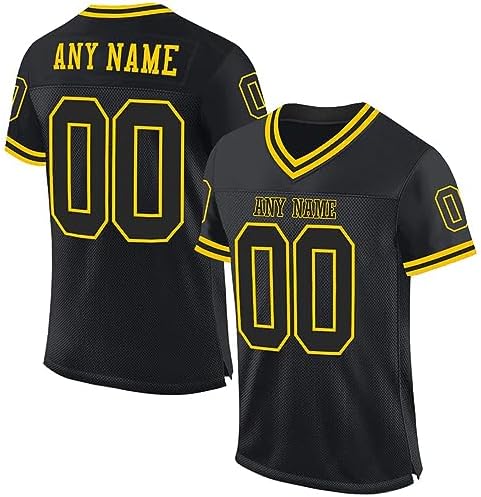 Custom Football Jersey Customized Team Name Number Practice Jerseys Personalized Football Shirt for Men Women Youth