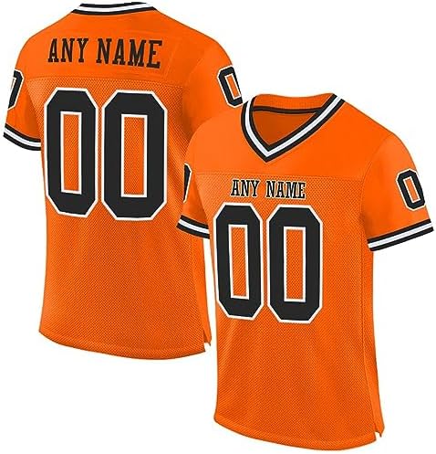 Custom Football Jersey Customized Team Name Number Practice Jerseys Personalized Football Shirt for Men Women Youth