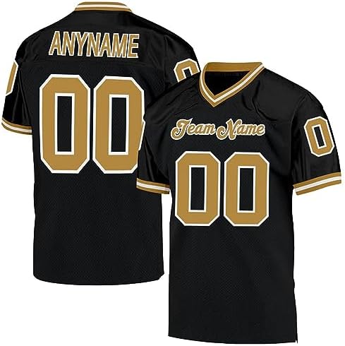 Custom Football Jersey Customized Team Name Number Practice Jerseys Personalized Football Shirt for Men Women Youth