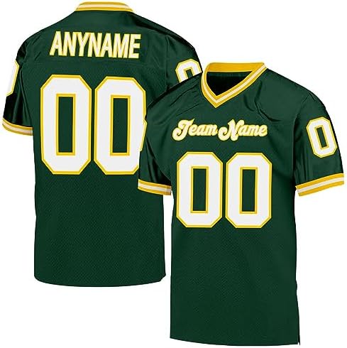 Custom Football Jersey Customized Team Name Number Practice Jerseys Personalized Football Shirt for Men Women Youth