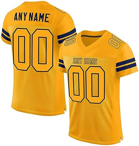 Custom Football Jersey Customized Team Name Number Practice Jerseys Personalized Football Shirt for Men Women Youth