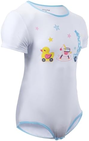 CutiePlusU Mens Cotton Button Crotch Bodysuits Adult Romper Onesie for Men Print