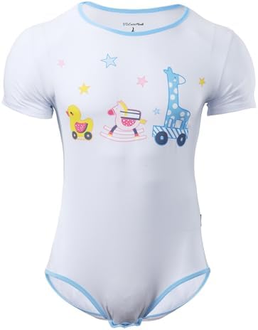 CutiePlusU Mens Cotton Button Crotch Bodysuits Adult Romper Onesie for Men Print