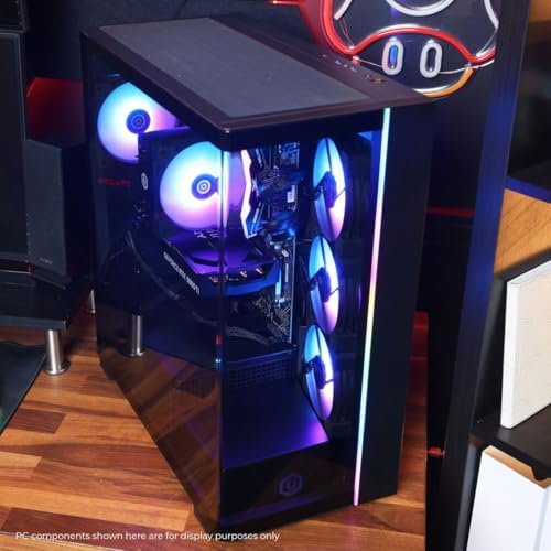 CyberPowerPC Gamer Master Gaming PC, AMD Ryzen 7 8700F 4.1GHz, GeForce RTX 5060 Ti 8GB, 16GB DDR5, 1TB PCIe 4.0 SSD, WiFi Ready y Windows 11 Home (GMA2900A2)
