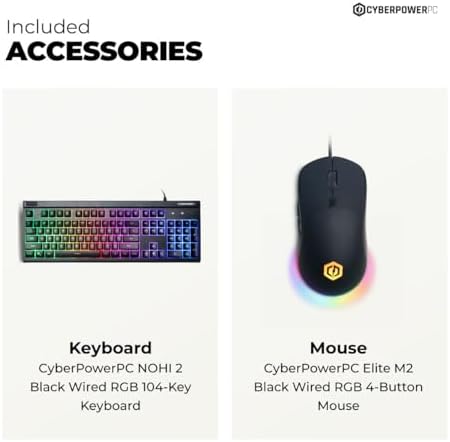 CyberPowerPC Gamer Master Gaming PC, AMD Ryzen 7 8700F 4.1GHz, GeForce RTX 5060 Ti 8GB, 16GB DDR5, 1TB PCIe 4.0 SSD, WiFi Ready y Windows 11 Home (GMA2900A2)