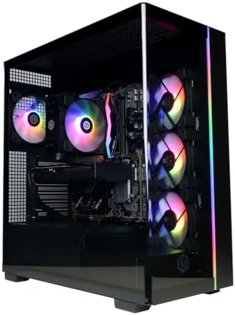 CyberPowerPC Gamer Master Gaming PC, AMD Ryzen 7 8700F 4.1GHz, GeForce RTX 5060 Ti 8GB, 16GB DDR5, 1TB PCIe 4.0 SSD, WiFi Ready y Windows 11 Home (GMA2900A2)