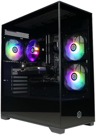 CyberPowerPC Gamer Master Gaming PC, AMD Ryzen 7 8700F 4.1GHz, GeForce RTX 5060 Ti 8GB, 16GB DDR5, 1TB PCIe 4.0 SSD, WiFi Ready y Windows 11 Home (GMA2900A2)
