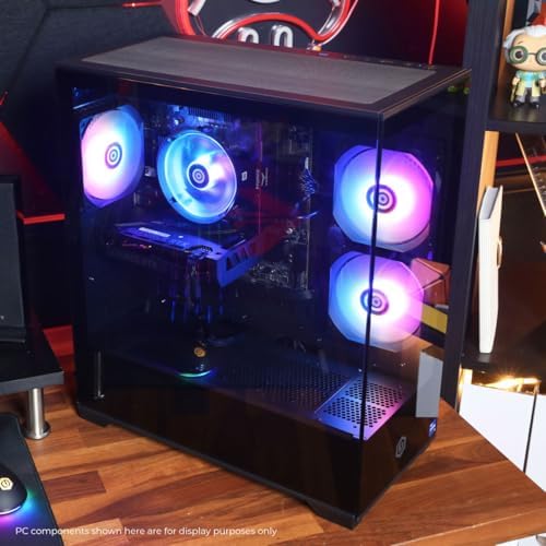 CyberPowerPC Gamer Master Gaming PC, AMD Ryzen 7 8700F 4.1GHz, GeForce RTX 5060 Ti 8GB, 16GB DDR5, 1TB PCIe 4.0 SSD, WiFi Ready y Windows 11 Home (GMA2900A2)
