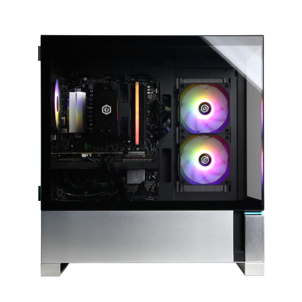 CyberPowerPC Gamer Master Gaming Desktop  AMD Ryzen 5 8400F  NVIDIA GeForce RTX 5060 8GB  16GB DDR5  1TB SSD  Black  GMA7300WST