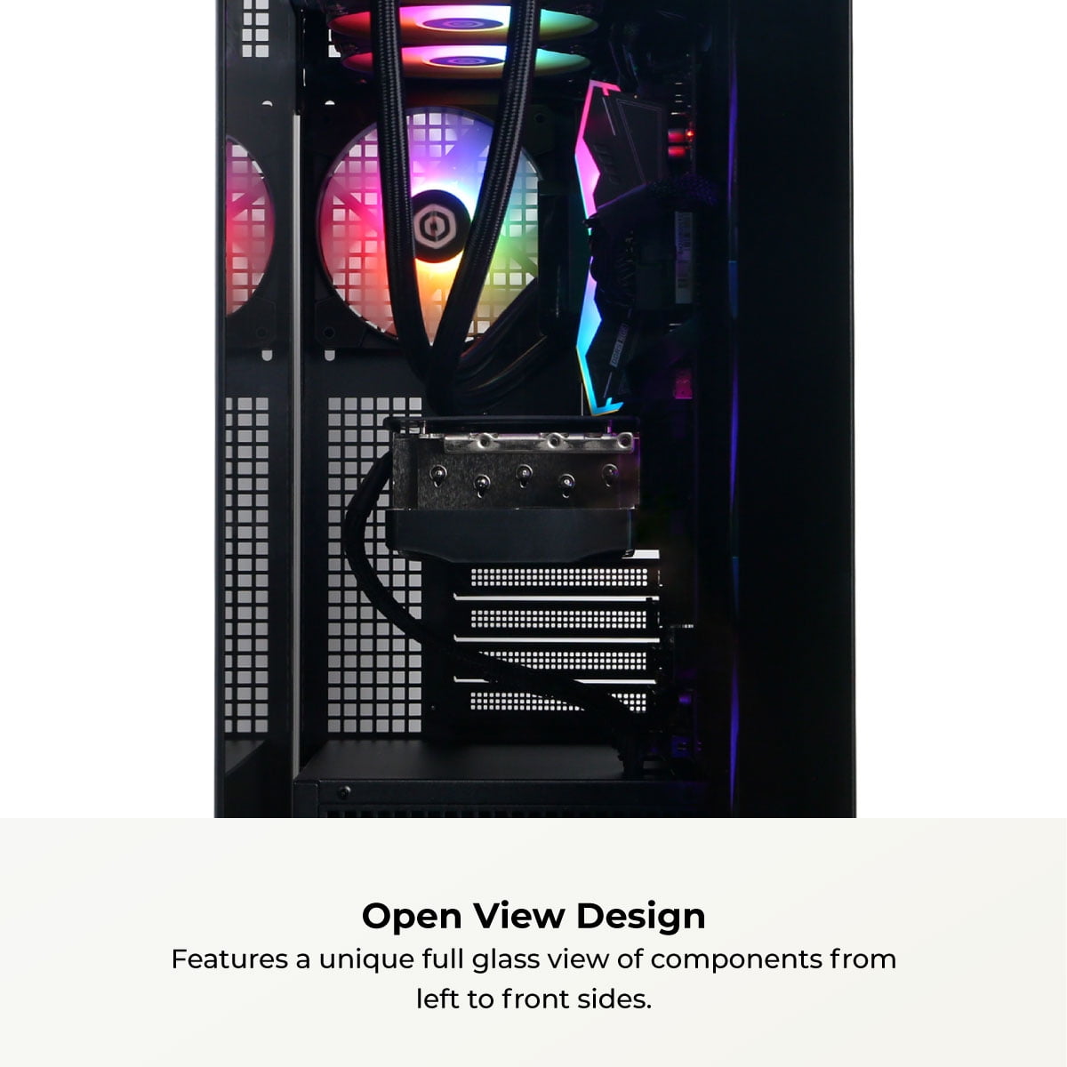 CyberPowerPC Gamer Supreme Gaming Desktop  AMD Ryzen 7 9800X3D  NVIDIA GeForce RTX 5070 Ti 16GB  32GB DDR5  2TB SSD  Black  SLC7700WST