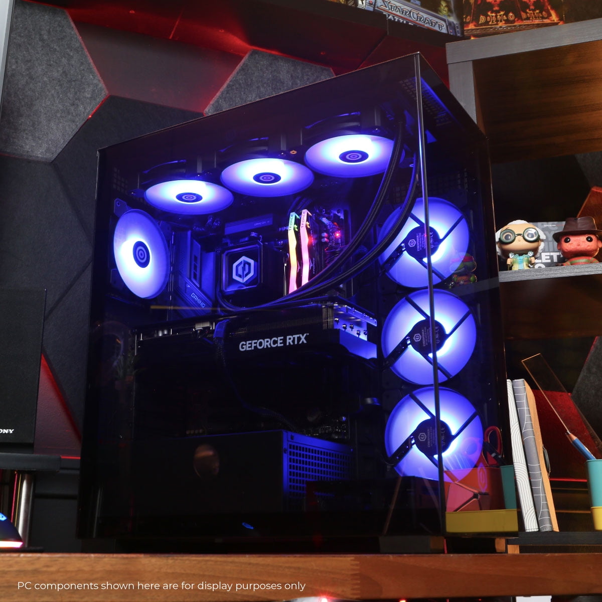 CyberPowerPC Gamer Supreme Gaming Desktop  AMD Ryzen 7 9800X3D  NVIDIA GeForce RTX 5070 Ti 16GB  32GB DDR5  2TB SSD  Black  SLC7700WST