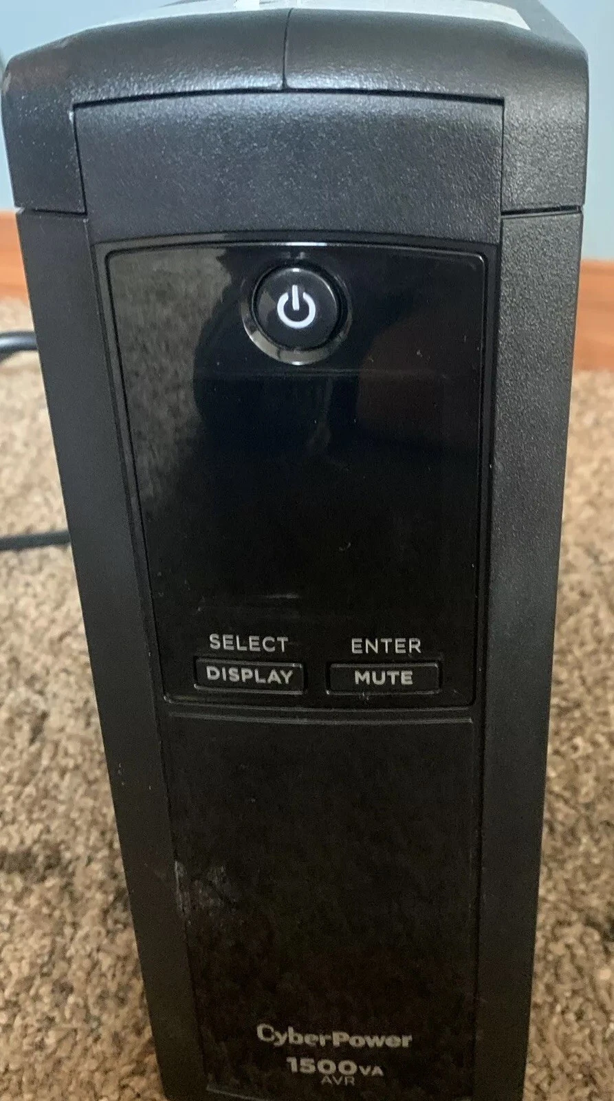 CyberPower CP1500AVRLCD 900W 1500VA Intelligent LCD UPS AVR Mini Tower   Black