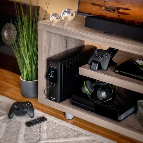 CyberPower CP1500PFCLCD PFC Sinewave UPS Battery Backup and Surge Protector  1500VA/1000W  12 Outlets  AVR  Mini Tower; UL Certified