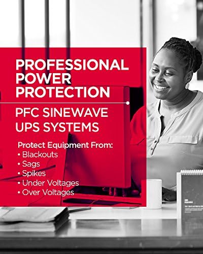 CyberPower CP1500PFCLCD PFC Sinewave UPS Battery Backup and Surge Protector  1500VA/1000W  12 Outlets  AVR  Mini Tower; UL Certified