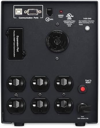 CyberPower PR2200LCDSL Smart App Sinewave UPS System  2070VA/1980W  7 Outlets  AVR  Mini Tower