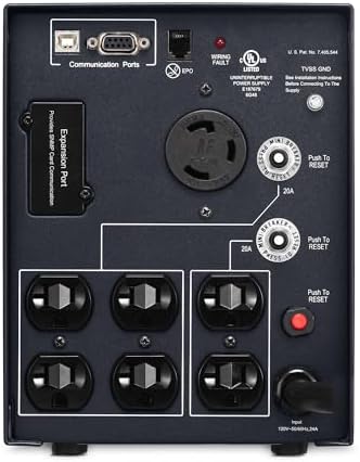 CyberPower PR2200LCDSL Smart App Sinewave UPS System  2070VA/1980W  7 Outlets  AVR  Mini Tower