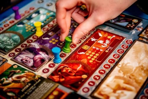 Cyclades | Juego de estrategia griega mitológica épica para adolescentes y adultos | Juego de mesa clásico de subastas y control de área | Modos 1v1, competitivos o de equipo | A partir de 14 años | 2-6 jugadores | 60-90 minutos