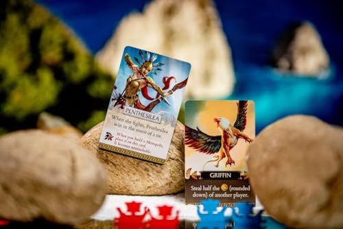 Cyclades | Juego de estrategia griega mitológica épica para adolescentes y adultos | Juego de mesa clásico de subastas y control de área | Modos 1v1, competitivos o de equipo | A partir de 14 años | 2-6 jugadores | 60-90 minutos