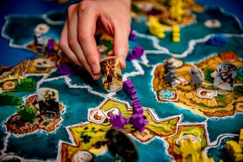 Cyclades | Juego de estrategia griega mitológica épica para adolescentes y adultos | Juego de mesa clásico de subastas y control de área | Modos 1v1, competitivos o de equipo | A partir de 14 años | 2-6 jugadores | 60-90 minutos