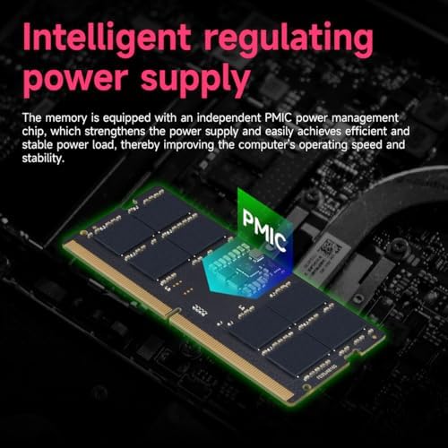 DDR5 RAM 32GB  2x16GB  4800MHz  PC5 38400  CL40 SODIMM Laptop Memory Module Ram 1 1V 262 Pin Non ECC Unbuffered Acclamator