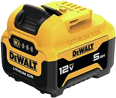 DEWALT 12V MAX 5Ah Battery  Lithium Ion  2 Pack  DCB126 2 