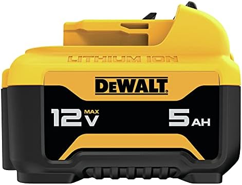 DEWALT 12V MAX 5Ah Battery  Lithium Ion  2 Pack  DCB126 2 