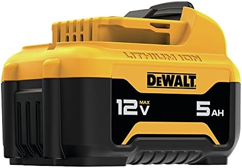 DEWALT 12V MAX 5Ah Battery  Lithium Ion  2 Pack  DCB126 2 