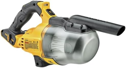 DEWALT 20V Handheld Vacuum Cordless  Car Vacuum with HEPA Filter  6 Attachments and LED Light  High Performance Dry Only Small Shop Vac  Battery Not Included  DCV501HB