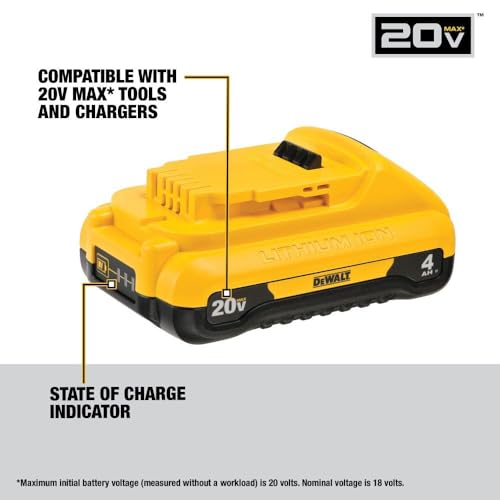 DEWALT 20V MAX 4 Ah Lithium Ion Battery  DCB240
