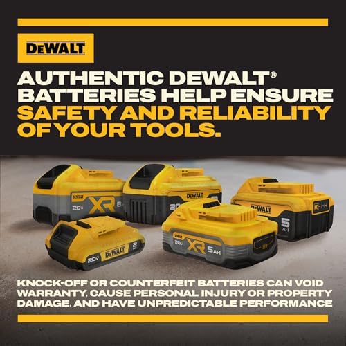 DEWALT 20V MAX Battery XR POWERPACK  4Ah Lithium Ion  50  More Power  Dewalt Battery Compatible with 20V MAX Tools  DCB2104 