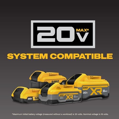 DEWALT 20V MAX Battery XR POWERPACK  4Ah Lithium Ion  50  More Power  Dewalt Battery Compatible with 20V MAX Tools  DCB2104 