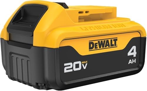 DEWALT 20V MAX Battery XR POWERPACK  4Ah Lithium Ion  50  More Power  Dewalt Battery Compatible with 20V MAX Tools  DCB2104 