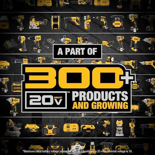 DEWALT 20V MAX Battery XR POWERPACK  4Ah Lithium Ion  50  More Power  Dewalt Battery Compatible with 20V MAX Tools  DCB2104 