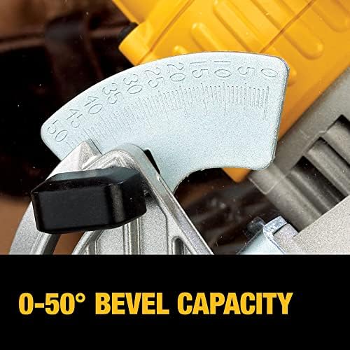 DEWALT 20V MAX Circular Saw  Cordless Sidewinder Style Portable  6 1/2 Inch Blade  5150 RPM  0 50 Degree Bevel Capability  Battery Not Included  DCS391B