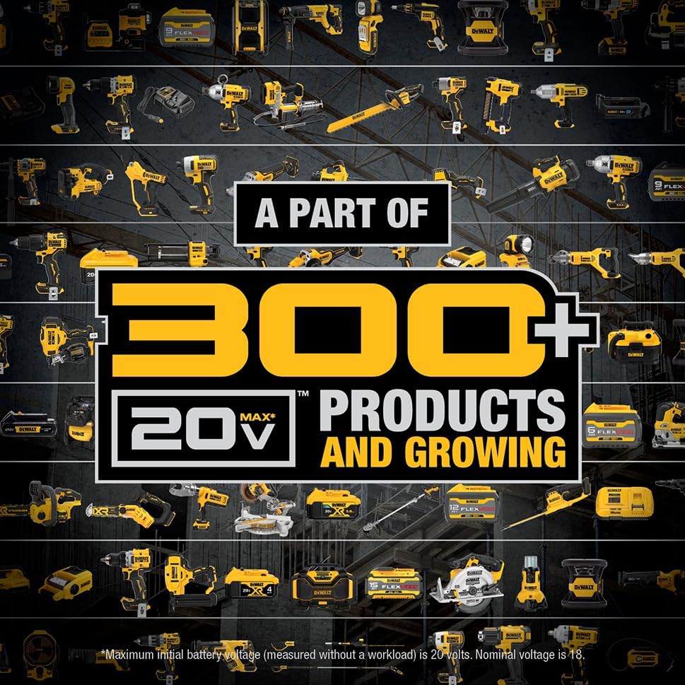 DEWALT 20V MAX Circular Saw  Cordless Sidewinder Style Portable  6 1/2 Inch Blade  5150 RPM  0 50 Degree Bevel Capability  Battery Not Included  DCS391B