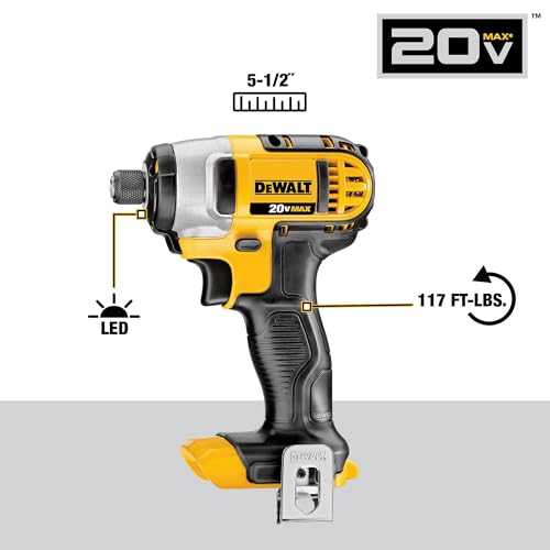 DEWALT Kit de combo de perforación inalámbrico de 20V MAX, 2-Herramienta (DCK240C2)