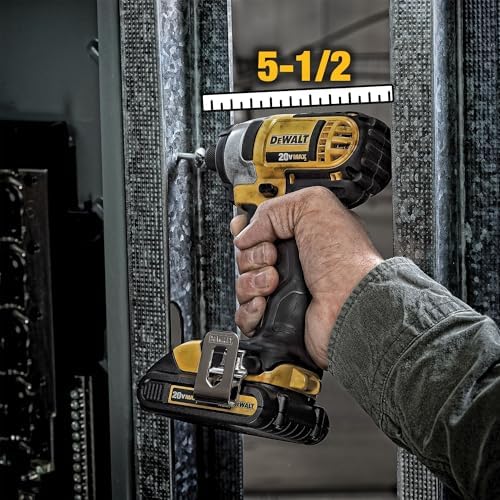 DEWALT 20V MAX Cordless Drill and Impact Driver  Power Tool Combo Kit   Includes 2 Batteries  Charger and Bag  DCK240C2 