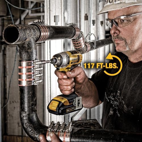 DEWALT 20V MAX Cordless Drill and Impact Driver  Power Tool Combo Kit   Includes 2 Batteries  Charger and Bag  DCK240C2