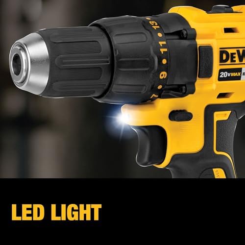 DEWALT 20V MAX Cordless Drill and Impact Driver  Power Drill Brushless 2 Tool Power Tool Combo Kit  Includes 2 Batteries  Charger and Bag  DCK277D2