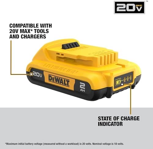 DEWALT 20V MAX Cordless Drill and Impact Driver  Power Drill Brushless 2 Tool Power Tool Combo Kit  Includes 2 Batteries  Charger and Bag  DCK277D2