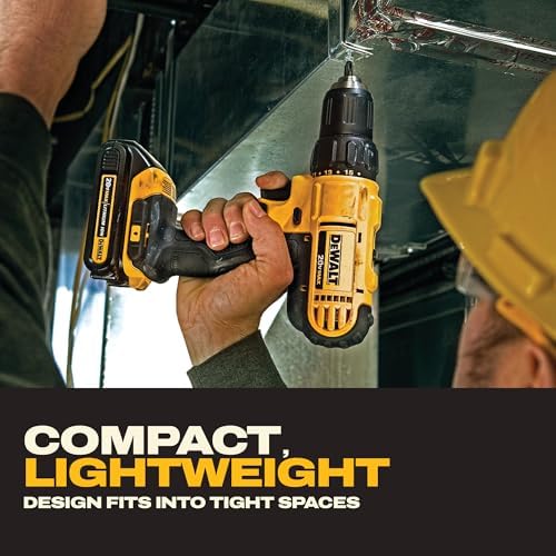 DEWALT 20V MAX Cordless Drill and Impact Driver  Power Tool Combo Kit   Includes 2 Batteries  Charger and Bag  DCK240C2 