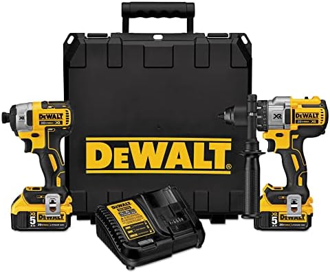 DEWALT 20V MAX Hammer Drill and Impact Driver  Cordless Power Tool Combo Kit with 2 Batteries and Charger  DCK299M2