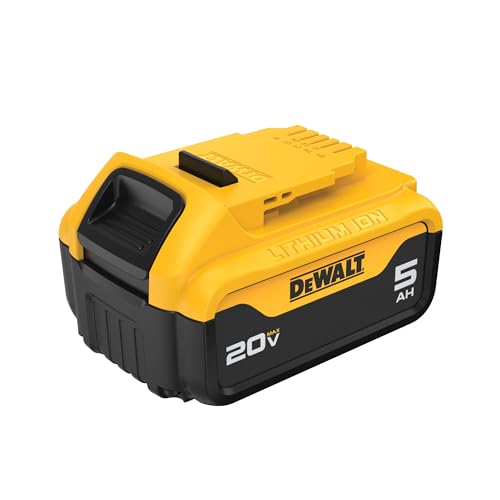 DEWALT 20V MAX Lithium Ion Battery 2 Pack and Charger  5 0 Ah  Battery Starter Kit  DCB205 2c 