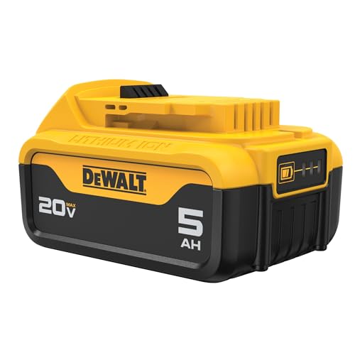 DEWALT 20V MAX Lithium Ion Battery 2 Pack and Charger  5 0 Ah  Battery Starter Kit  DCB205 2c 